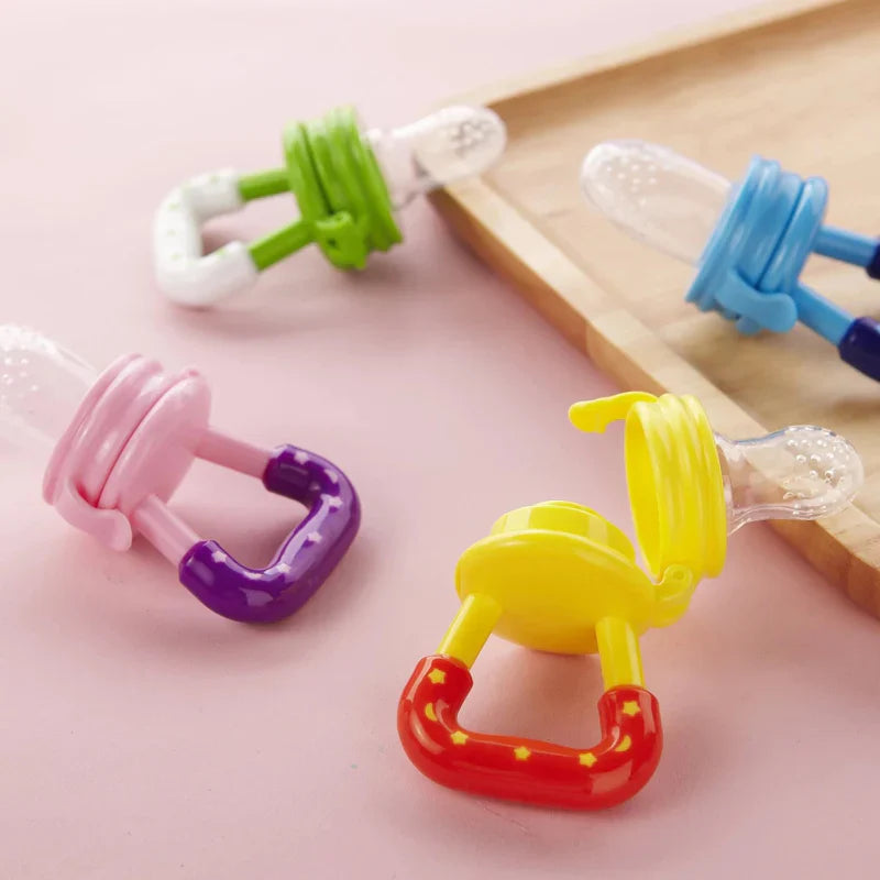 Baby Pacifier Fruit Feeder Cover Silicone Bebe Nipple Fresh Fruit Food Vegetable Feeding Soother Baby Accessories Newborn - Gadgets For All