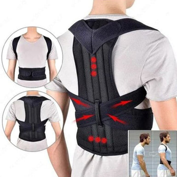 Posture Corrector Unisex Adjustable For Clavicle Spine Support Belt Reshape Your Body Home Office Sport Upper Back Neck Brace - Gadgets For All