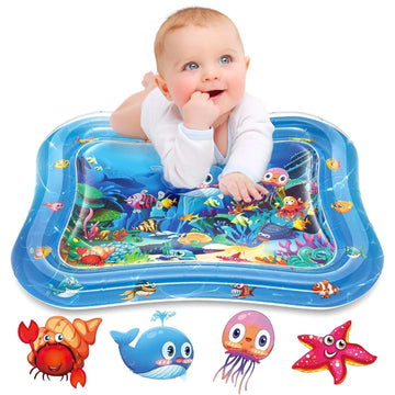 Large Baby Play Mat Summer Inflatable Water High Quality Baby Early Education Water Play Mat Suitable for Baby Activity Exercise - Gadgets For All